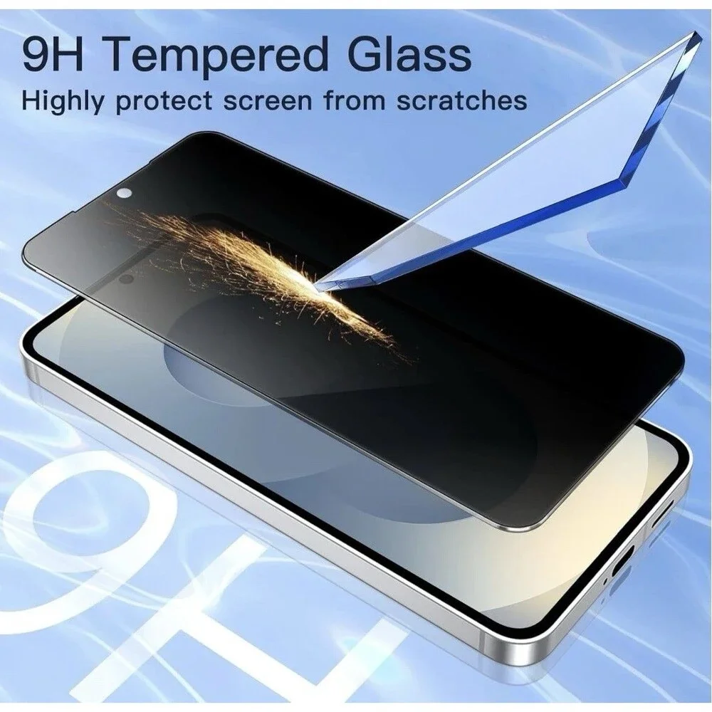 3-Pack Privacy Tempered Glass Screen Protector For Samsung Galaxy S25 6.2 inch